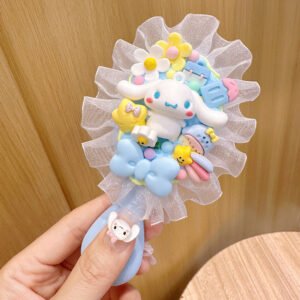 Blue Cute Adorable Cinnamoroll Cartoon DIY Handmade Fake Cream Glue Decoden Comb